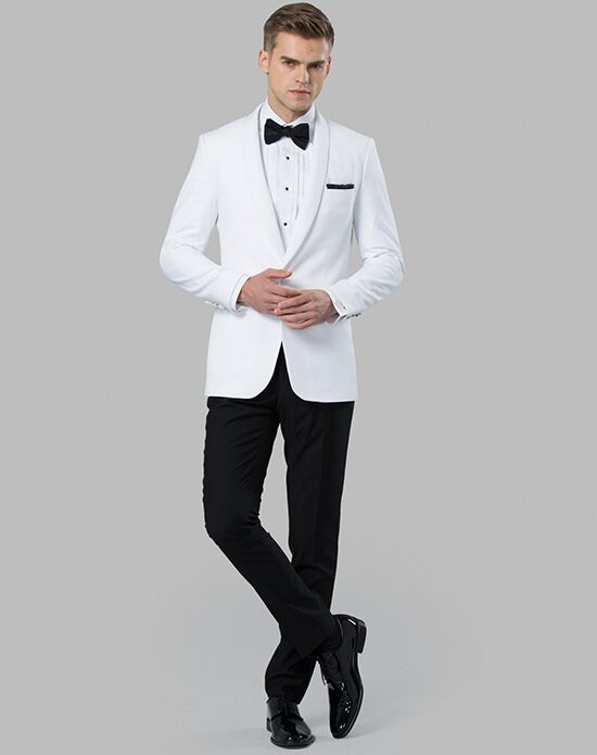 all white wedding tuxedos