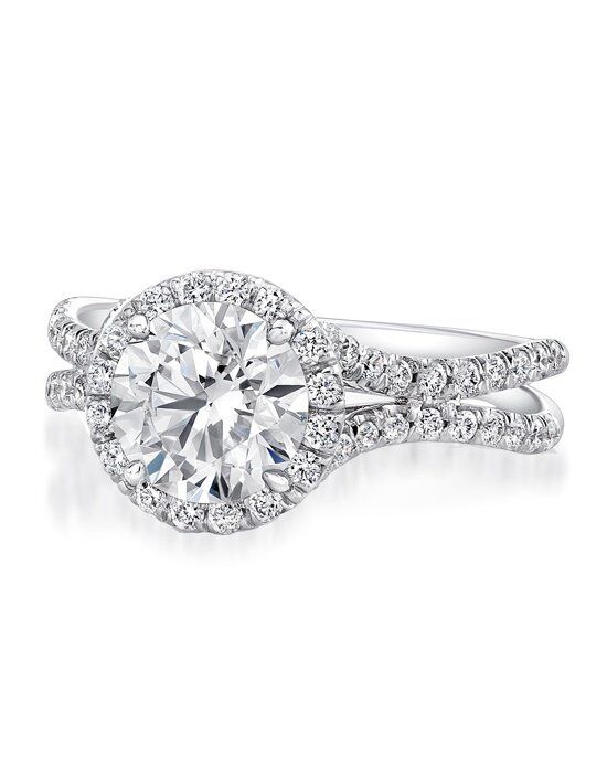 Uneek Fine Jewelry A104CUWR-5.5CU Engagement Ring - The Knot