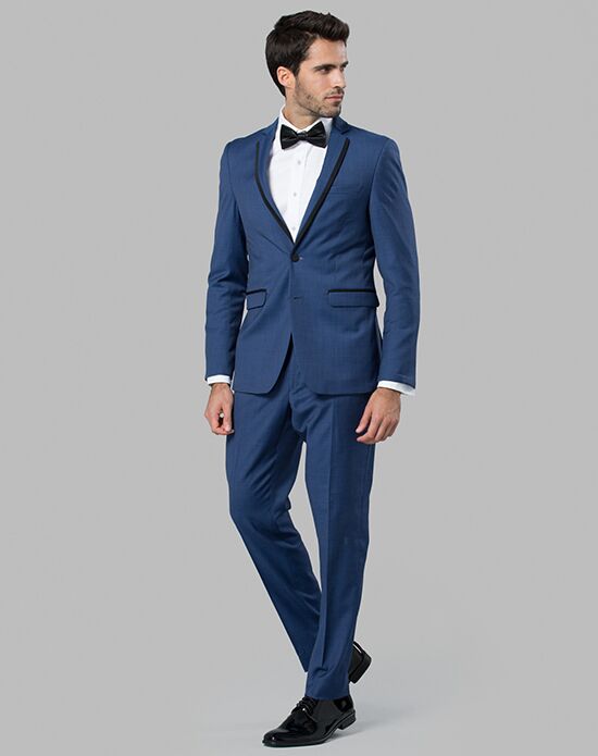 all blue tux