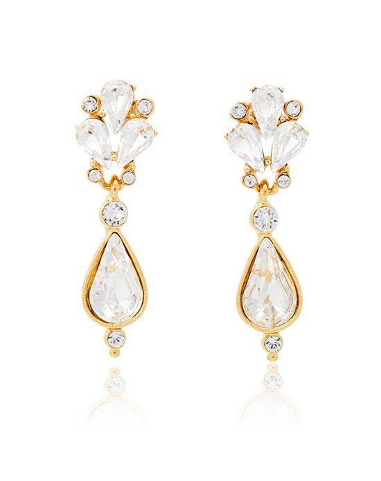 Thomas Laine Ben-Amun Waterfall Chandelier Earring Wedding Jewelry ...