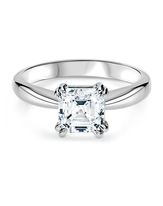 Ritani French-Set Halo Diamond Band Engagement Ring - in 18kt Rose Gold ...