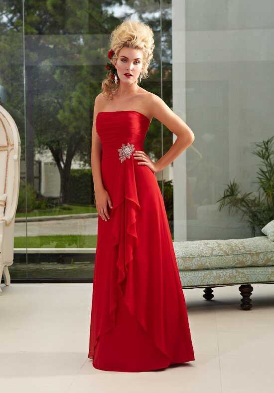 Red Bridesmaid Dresses 0740