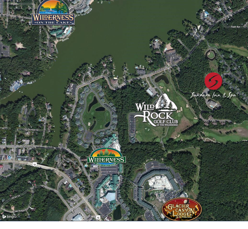 Wilderness Resort Dells Map