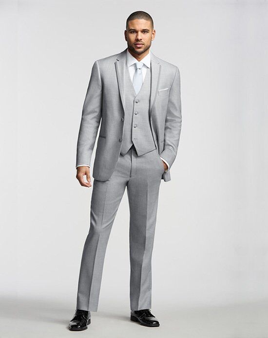 Men's Wearhouse Joseph Abboud® Gray Tuxedo Wedding Tuxedo - The Knot