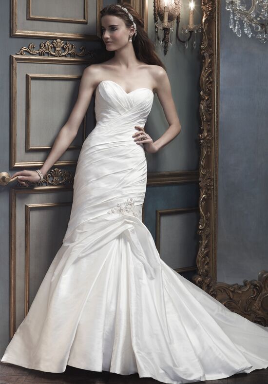 elegant silk wedding dresses