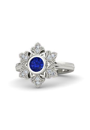 Gemvara - Customized Engagement Rings Snowflake Ring Wedding Ring - The ...