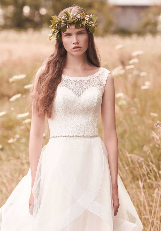 Illusion Neckline Wedding Dresses