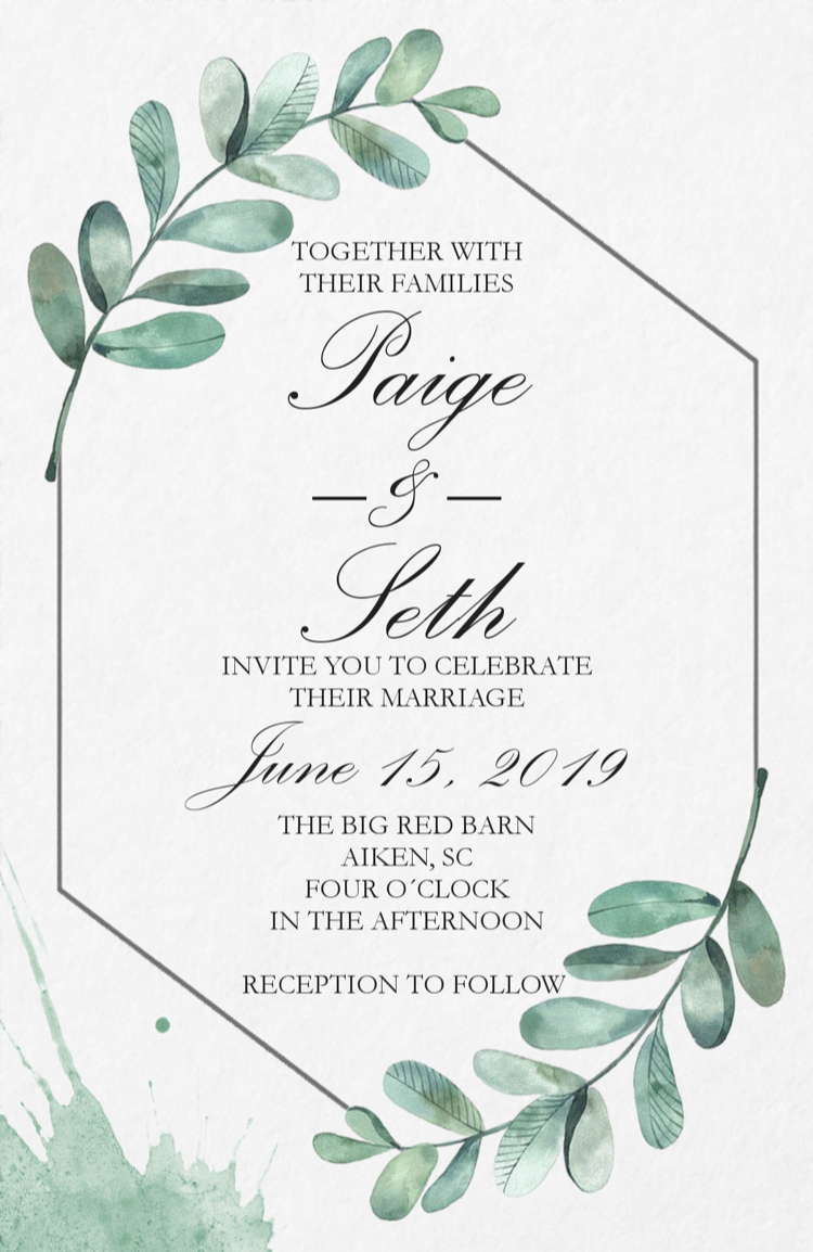 Paige Gibbs And Seth Wright S Wedding Website