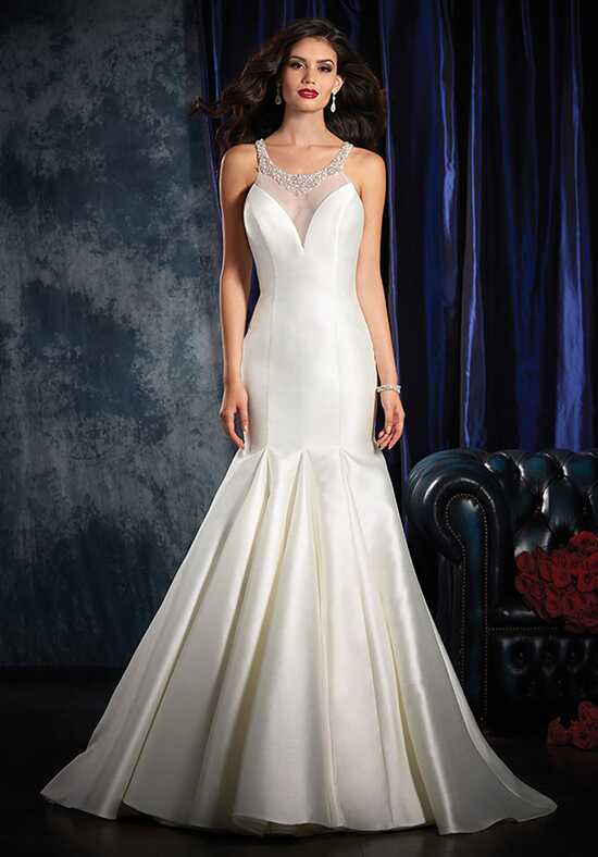 Illusion Neckline Wedding Dresses