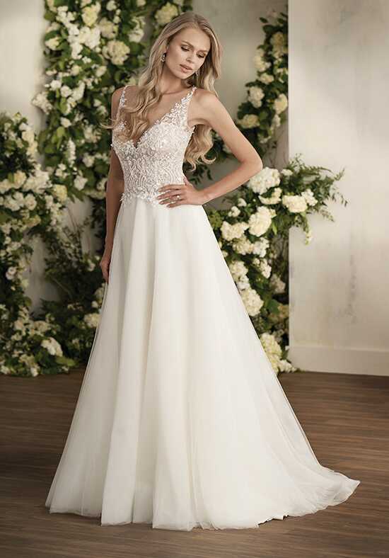 Illusion Neckline Wedding Dresses