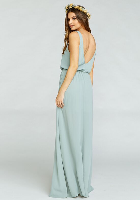 Show Me  Your Mumu Kendall Maxi Dress  Silver Sage  Crisp 