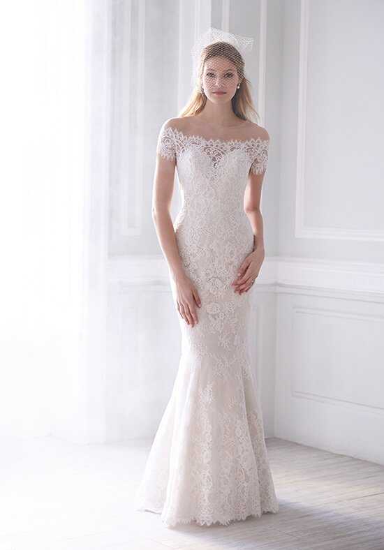 Madison James - 19-169 Two Piece Embroidered Ruffled Gown