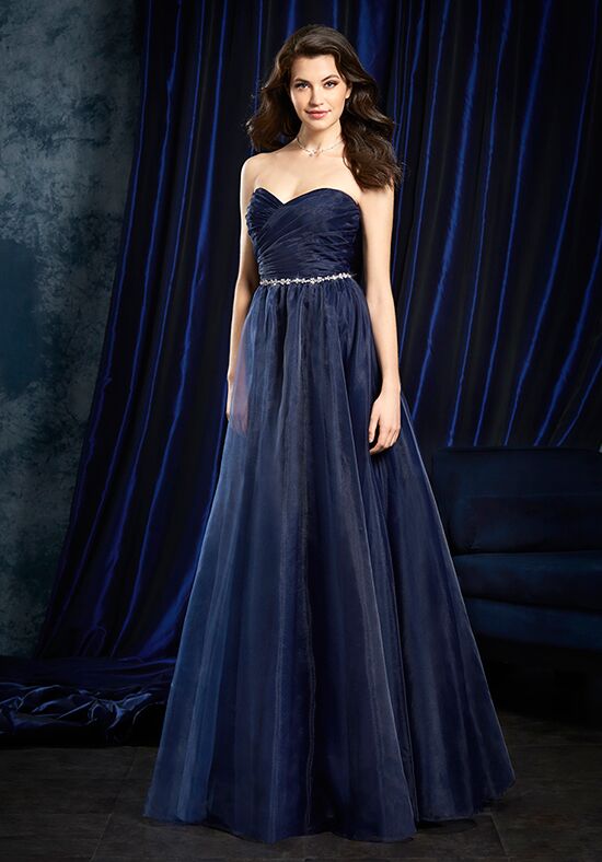 sapphire bridesmaid dress