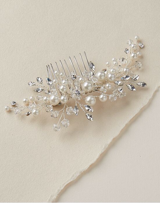 USABride Emmy Floral Comb (TC-2293) Wedding Hair Pin, Comb + Clip - The ...