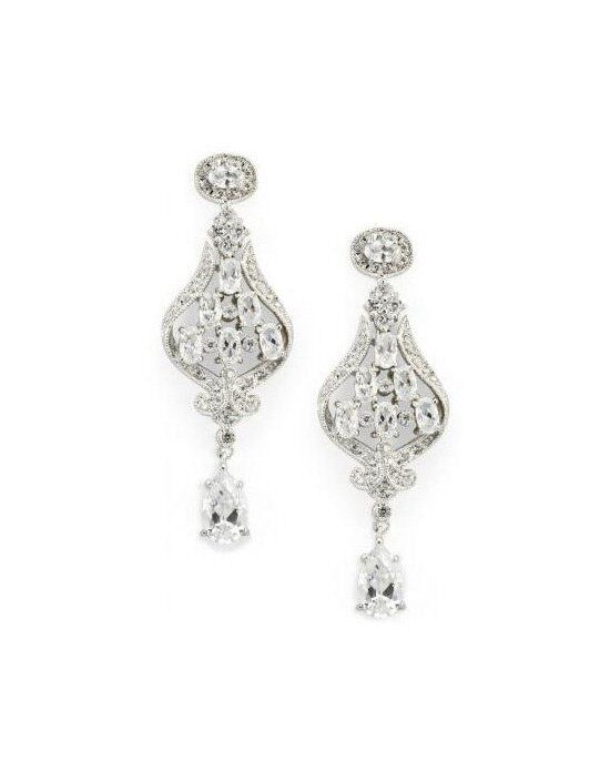 Anna Bellagio GWENYTH CUBIC ZIRCONIA EARRINGS Wedding Jewelry - The Knot