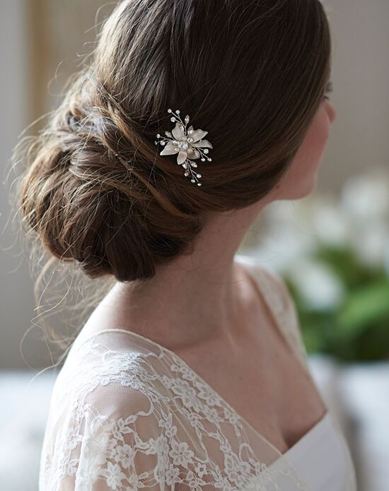 bridal floral hair pins