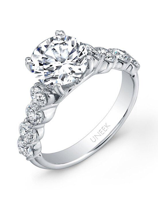 Uneek Fine Jewelry USM013CU-6.5MM Engagement Ring - The Knot