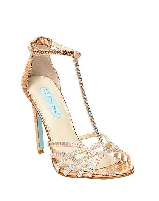 Blue by Betsey Johnson SB-TEE-Champagn Wedding Shoes - The Knot