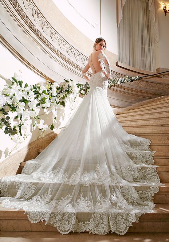 Image for wedding dress with long train