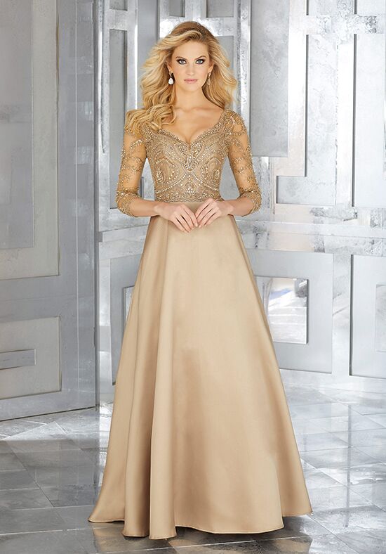 mother of the bride gold dresses