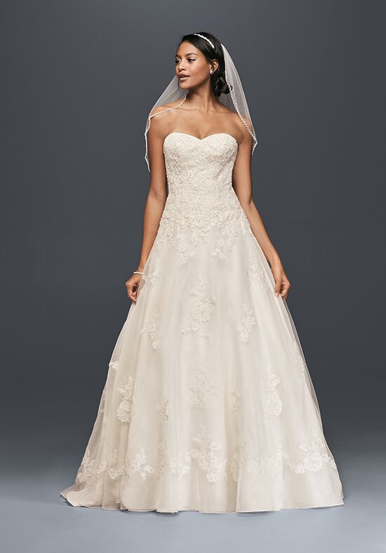 David's Bridal David's Bridal Collection Style WG3711 Wedding Dress ...