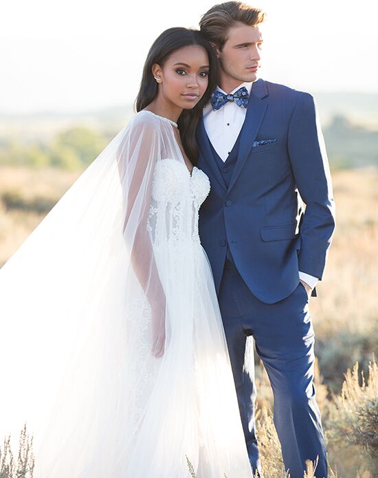 navy tuxedo wedding