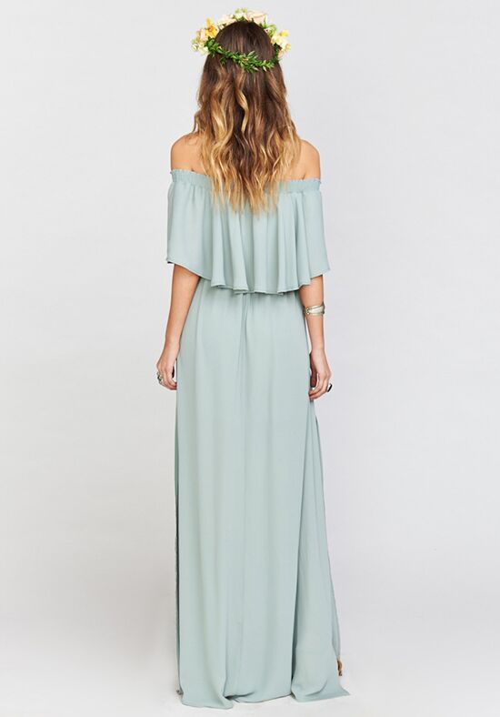 Show Me  Your Mumu Hacienda Maxi Dress  Silver Sage  Crisp 