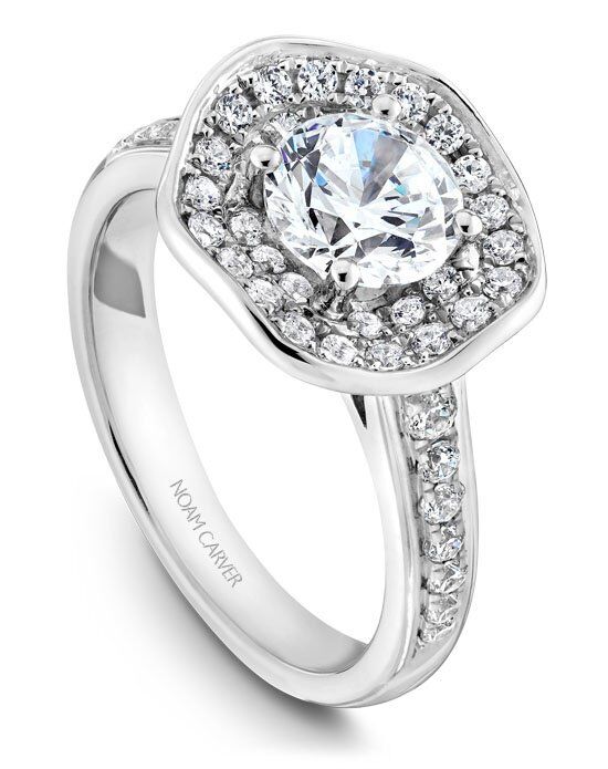 Noam Carver B076-01WS-100A Engagement Ring - The Knot
