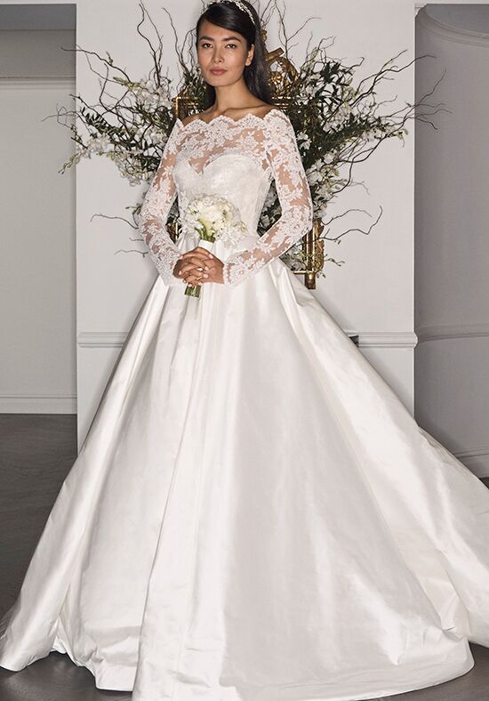 silk shantung wedding dress