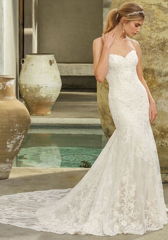 lara avery lace ball gown