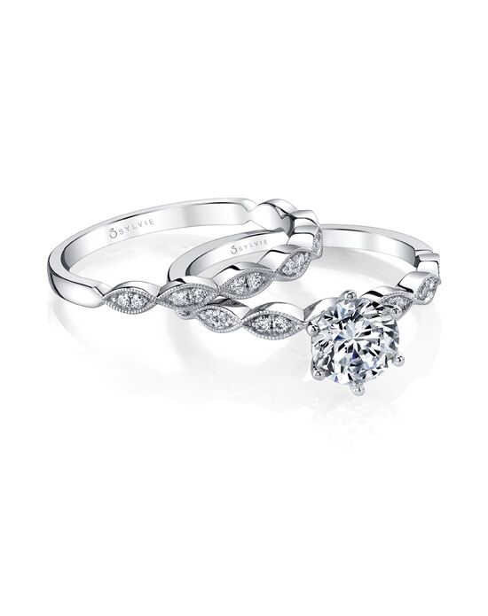 Platinum Jewelry Uneek-LVS1002DOV-7.5X5.5OV Engagement Ring - The Knot
