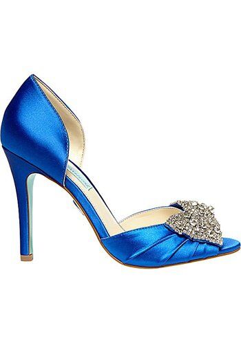 Blue by Betsey Johnson SB-Gown-Blue Wedding Shoes - The Knot