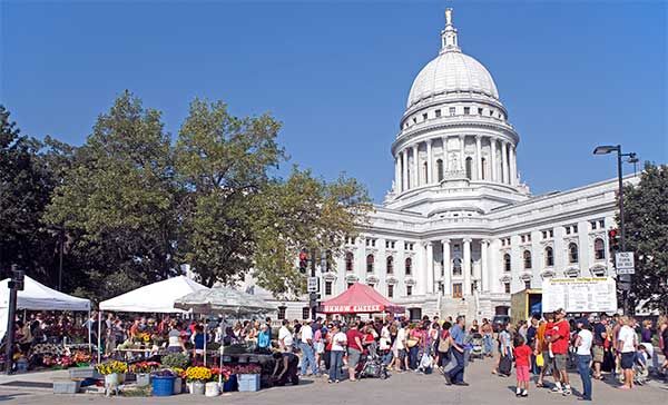 Image result for wisconsin capitol farmers market