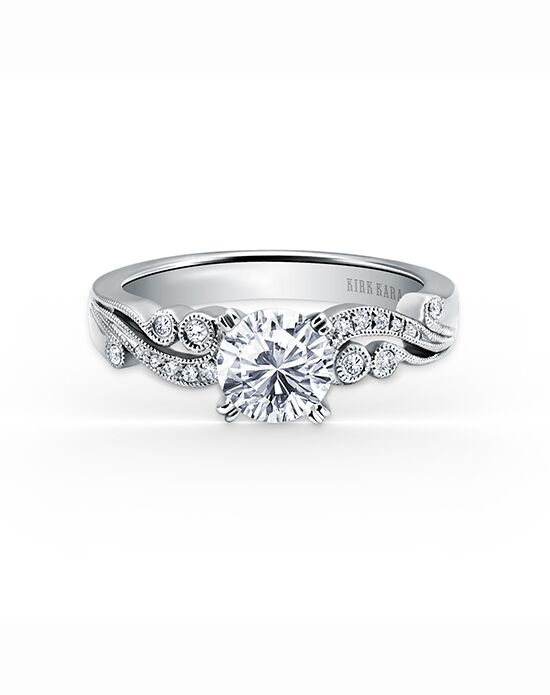 Kirk Kara Angelique Collection K1250DC-R Engagement Ring - The Knot